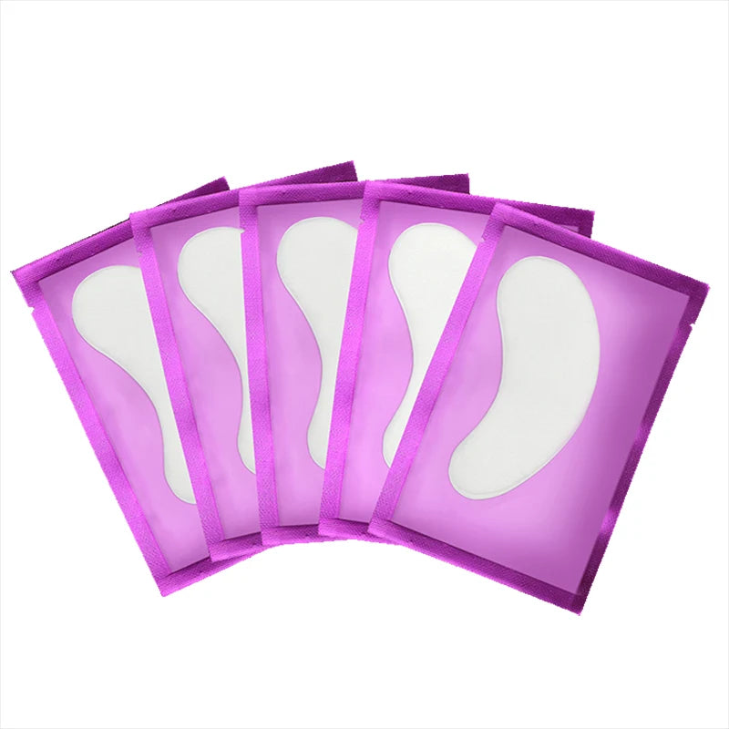 50 Pieces Of Hydrogel Eyelash Patch Grafting Eyelashes Isolating Pad Eyelash Patch Beauty  Moisturizing Eye Mask for Long-lastin