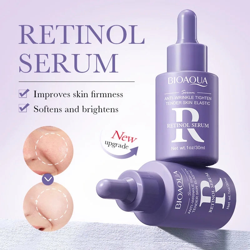 BIOAOUA Retinol Essence Anti-wrinkle Hydrating Moisturizing Nourishing Brightening Skin Color Face Serum Skin Care Products