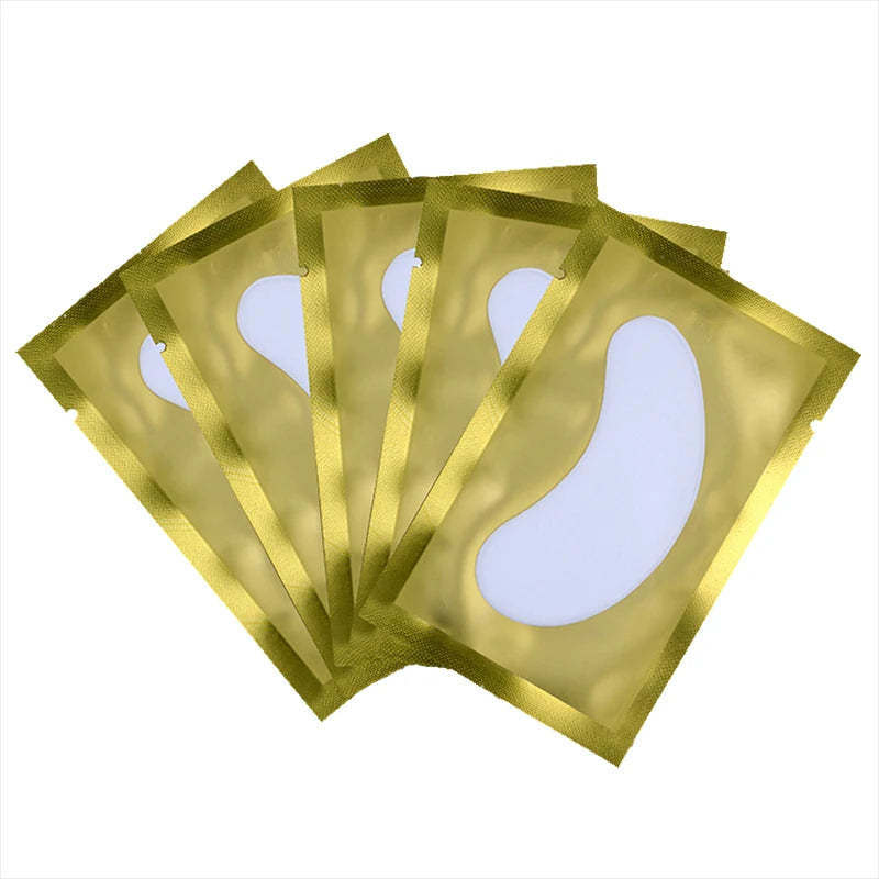 50 Pieces Of Hydrogel Eyelash Patch Grafting Eyelashes Isolating Pad Eyelash Patch Beauty  Moisturizing Eye Mask for Long-lastin